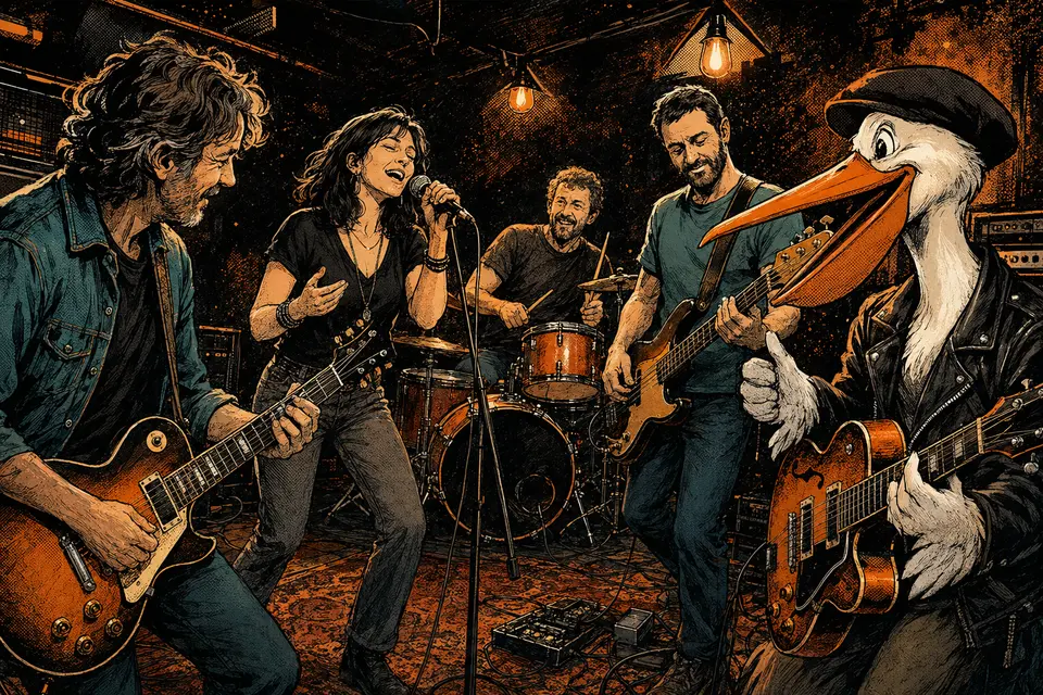 Des musiciens répètent avec le Collectif du Son