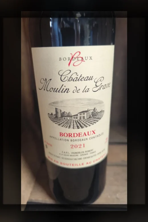 Château Moulin de la Grave Bordeaux 2021