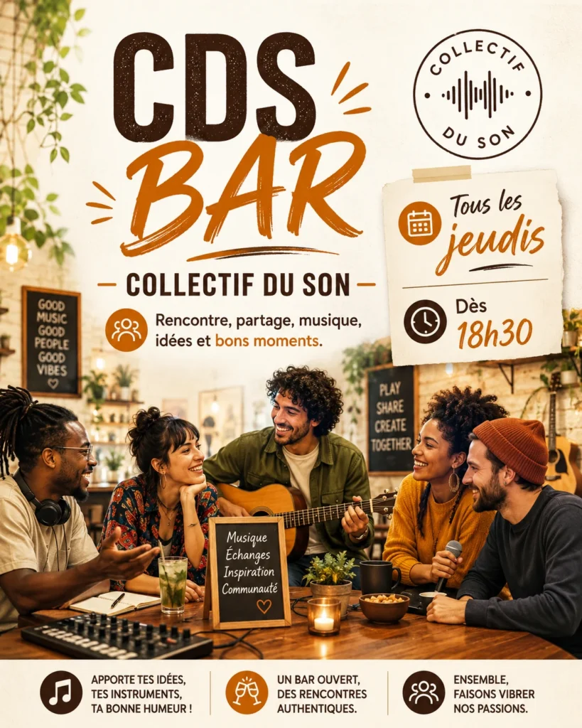 Collectif du Son – Jeudi 03/09/2026 – CDS BAR
