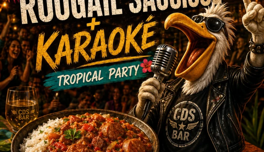 Rougail Saucisse + Karaoké – Tropical Party – CDS BAR