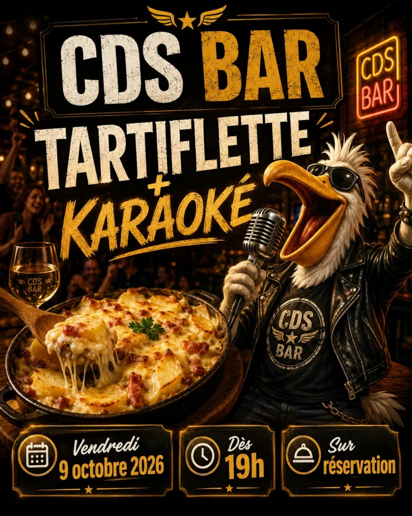 Tartiflette + Karaoké – CDS BAR